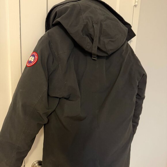 Men’s Canada Goose parka jacket, black, size M - Picture 1 of 4